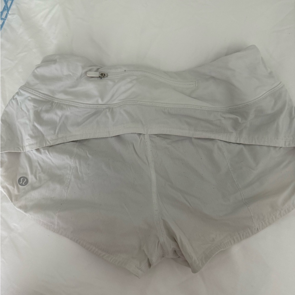 lululemon athletica Women's Light Gray Athletic Shorts